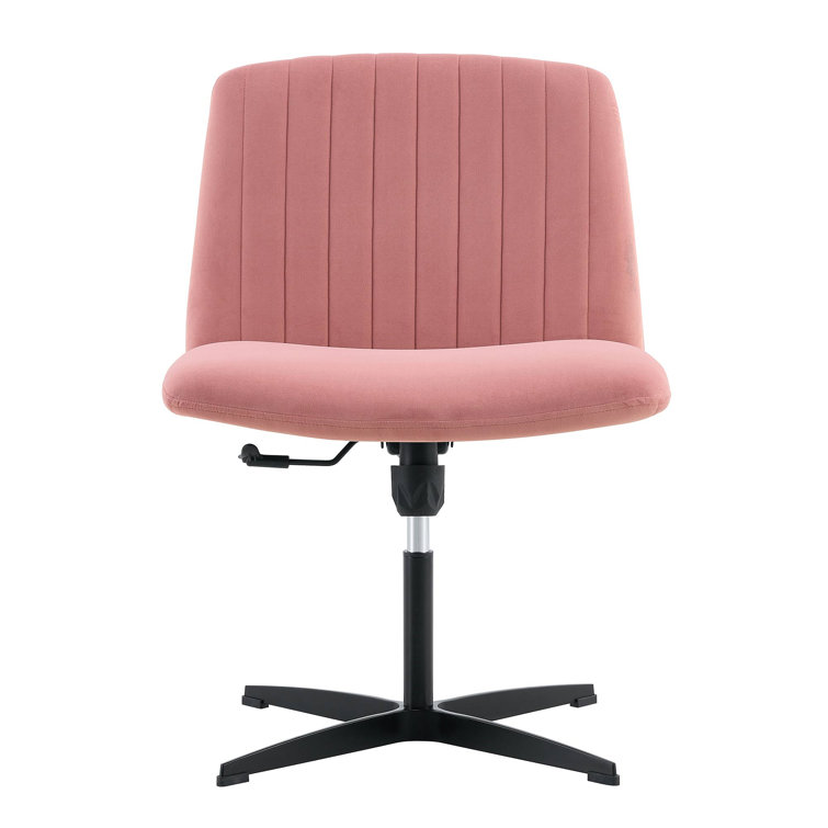 Cushioned office outlet chair without wheels